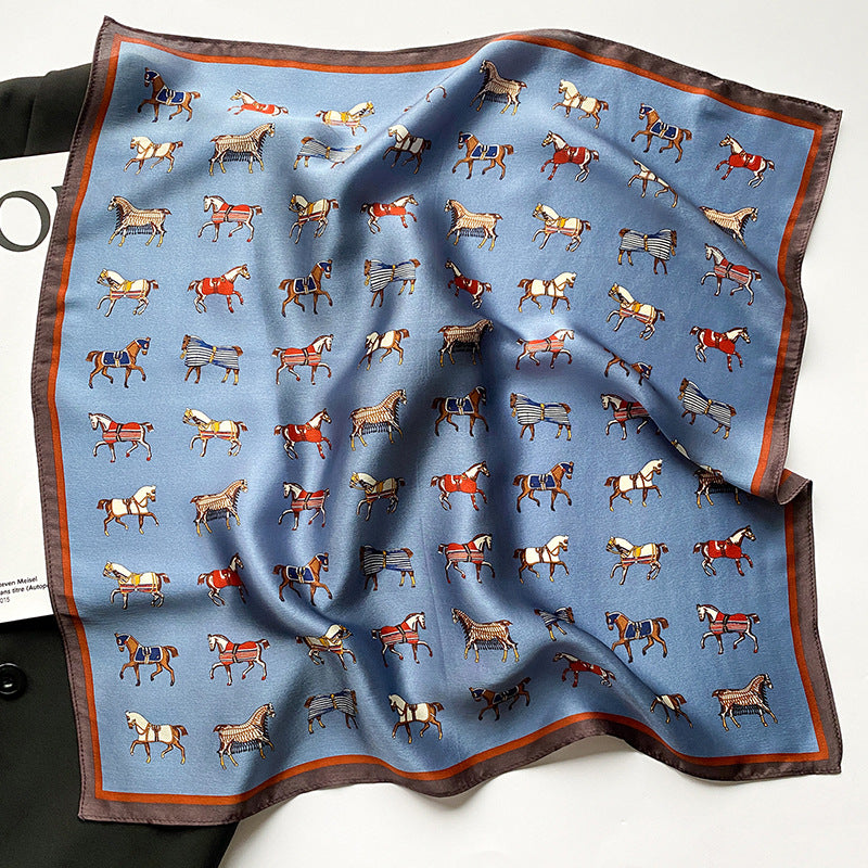 Horse Silk Scarf