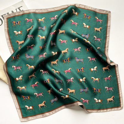 Horse Silk Scarf