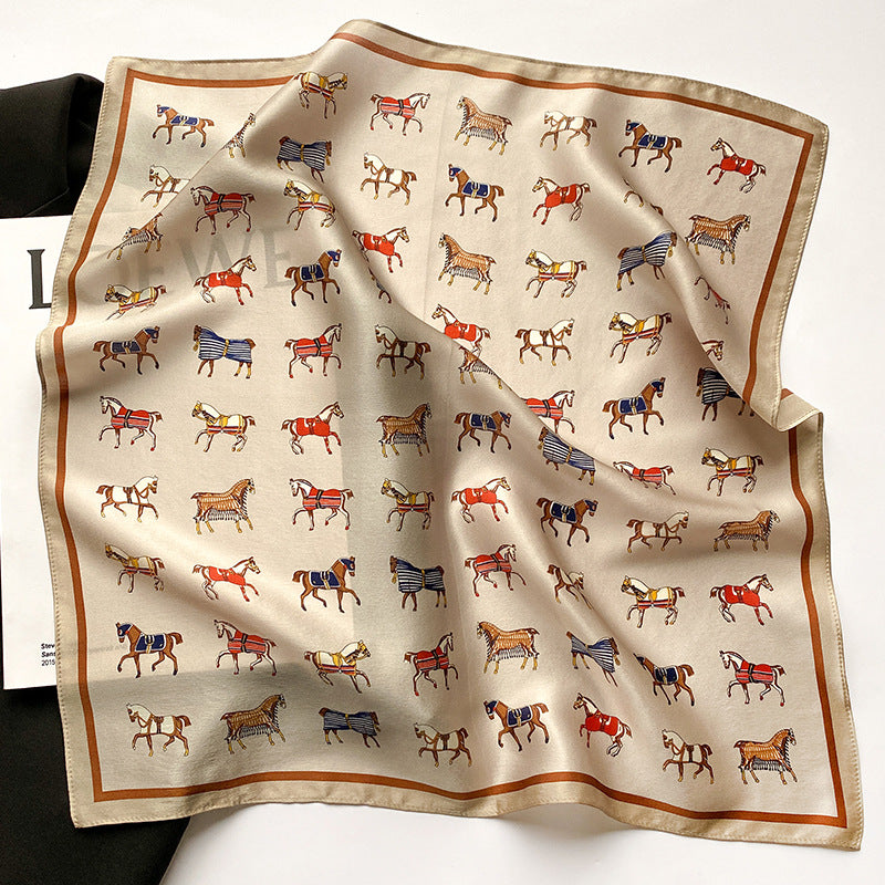 Horse Silk Scarf