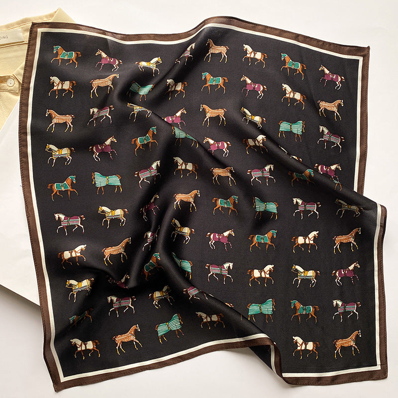 Horse Silk Scarf