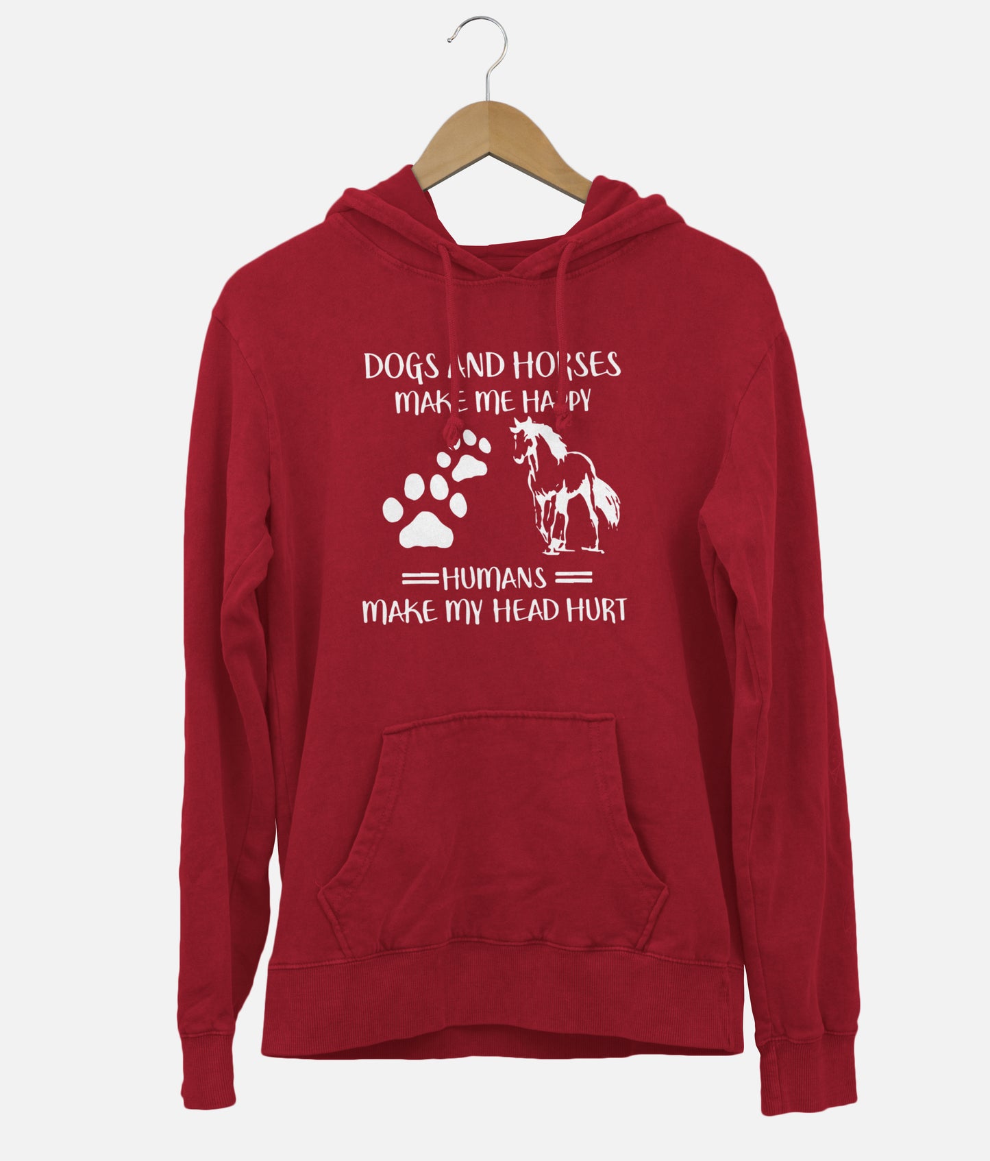 Dogs And Horses Hoodie (Unisex)