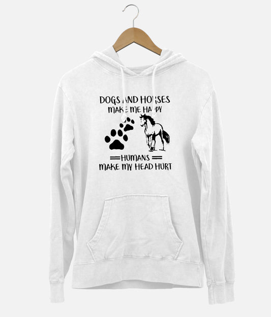 Dogs And Horses Hoodie (Unisex)