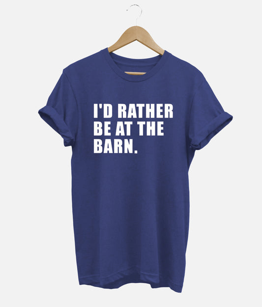 I'd Rather Be At The Barn