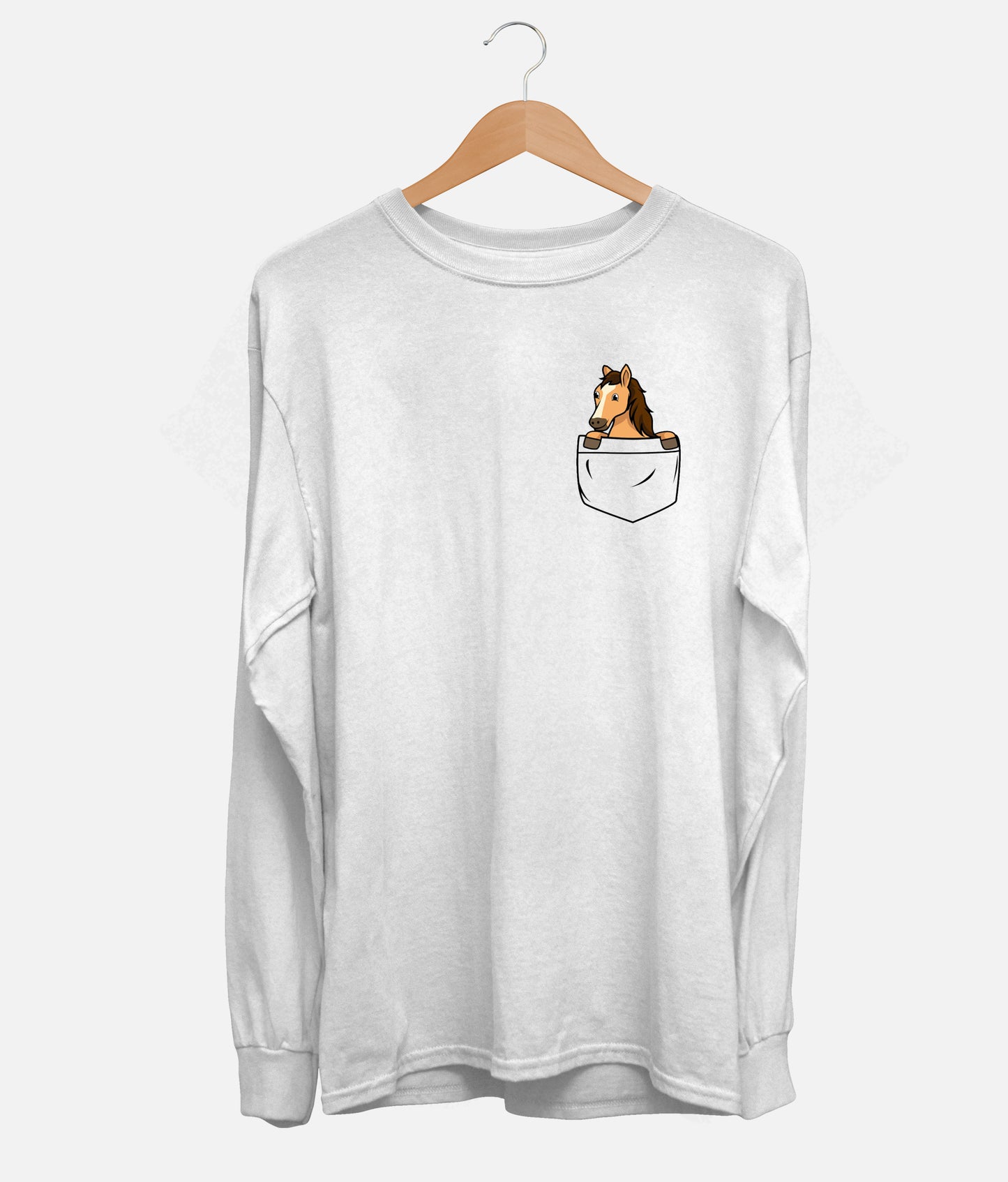 Pocket Horse Long Sleeve (Unisex)